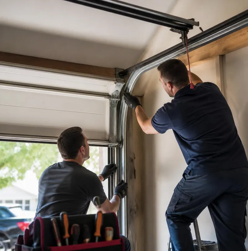 Off Track Door Repair in Old Town